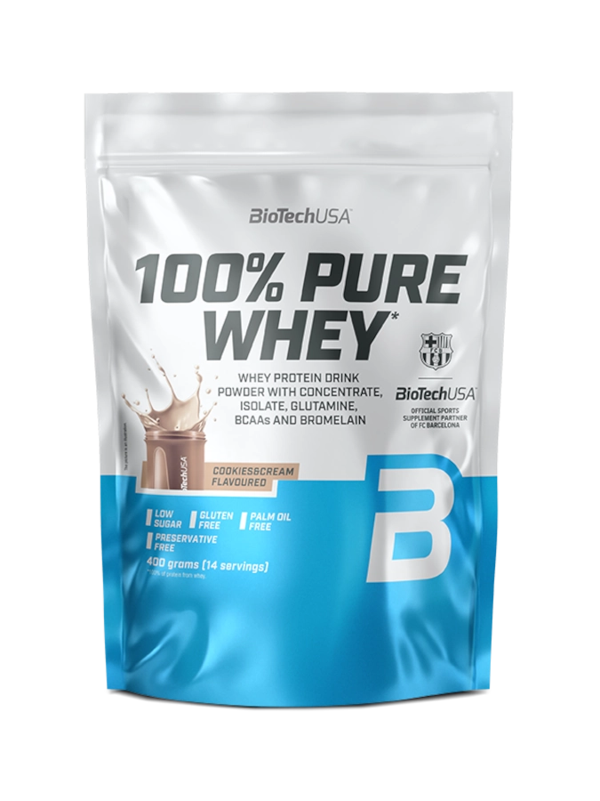Proteina din Zer, BioTechUSA, 100% Pure Whey, 400g