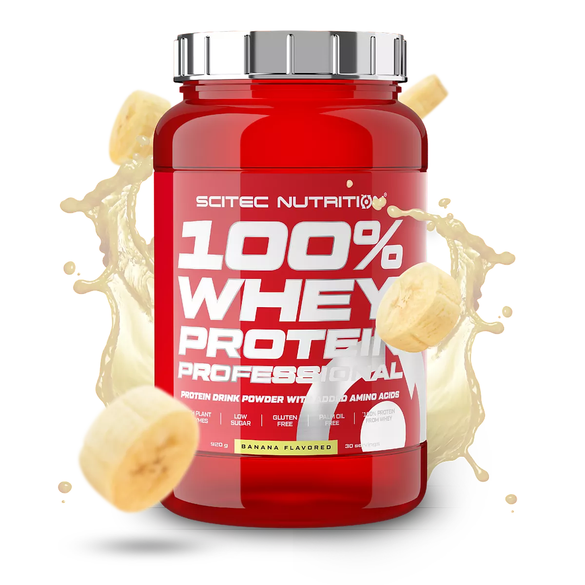 Proteina din zer, Scitec Nutrition, 100% Whey Protein Professioal, 920g