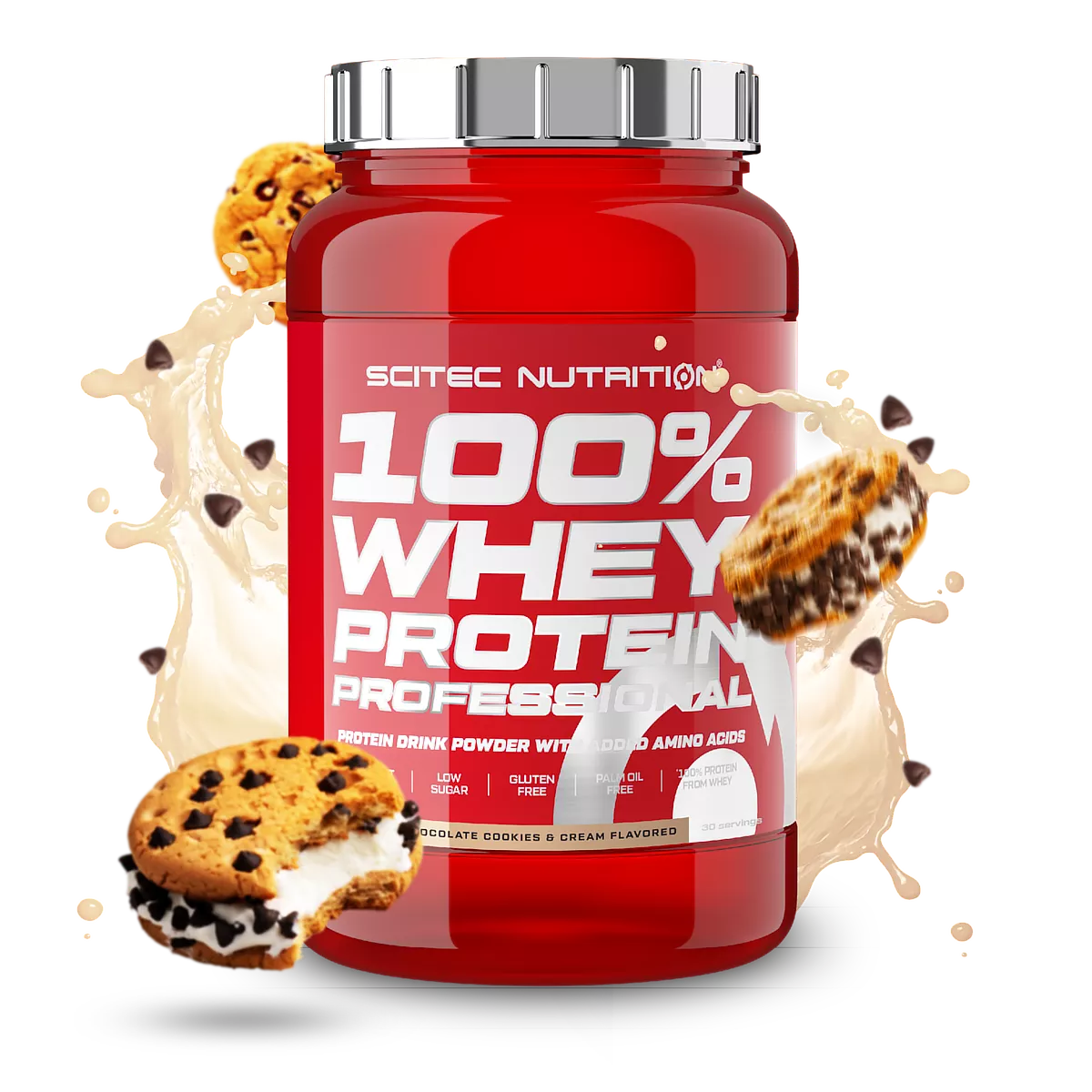 Proteina din zer, Scitec Nutrition, 100% Whey Protein Professioal, 920g