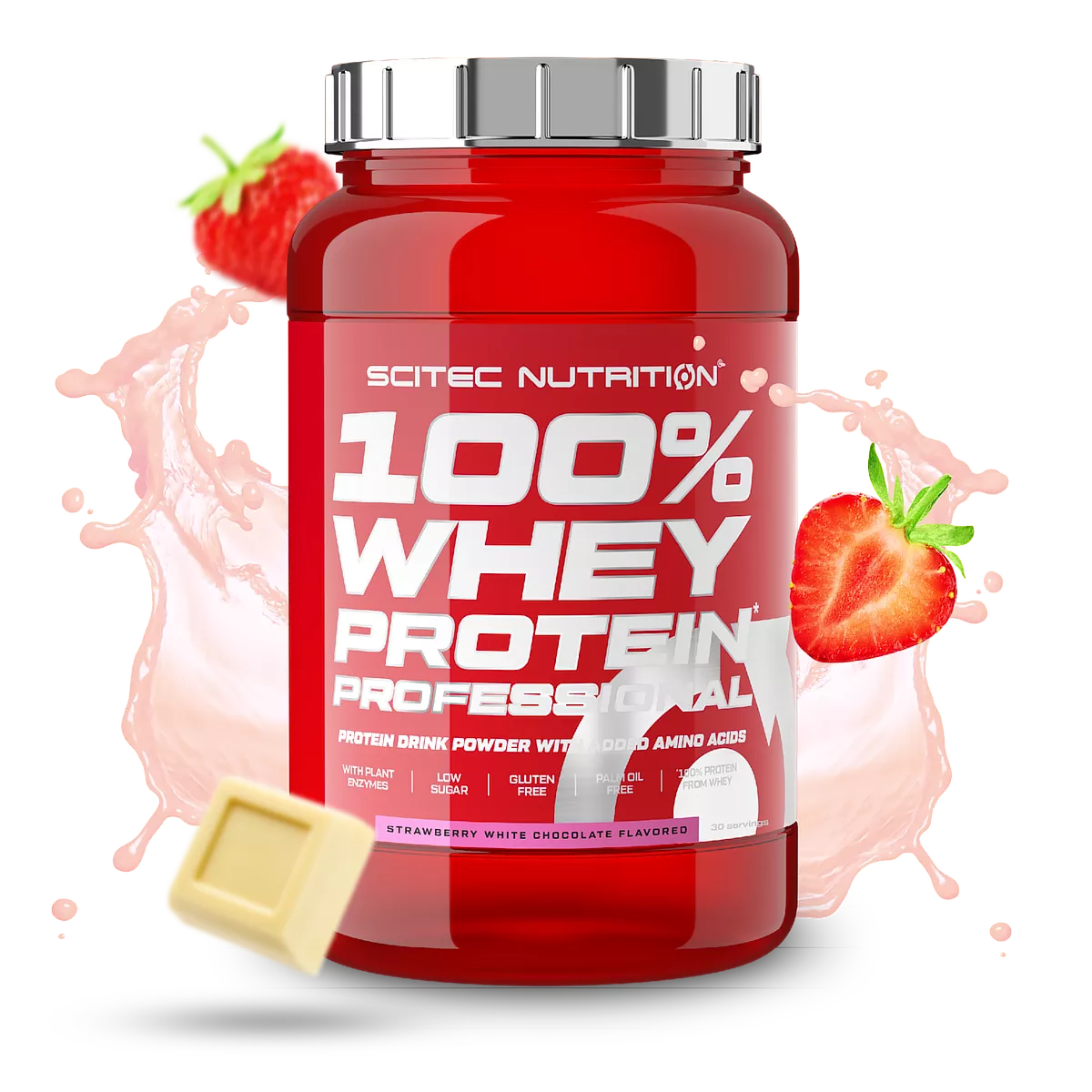 Proteina din zer, Scitec Nutrition, 100% Whey Protein Professioal, 920g
