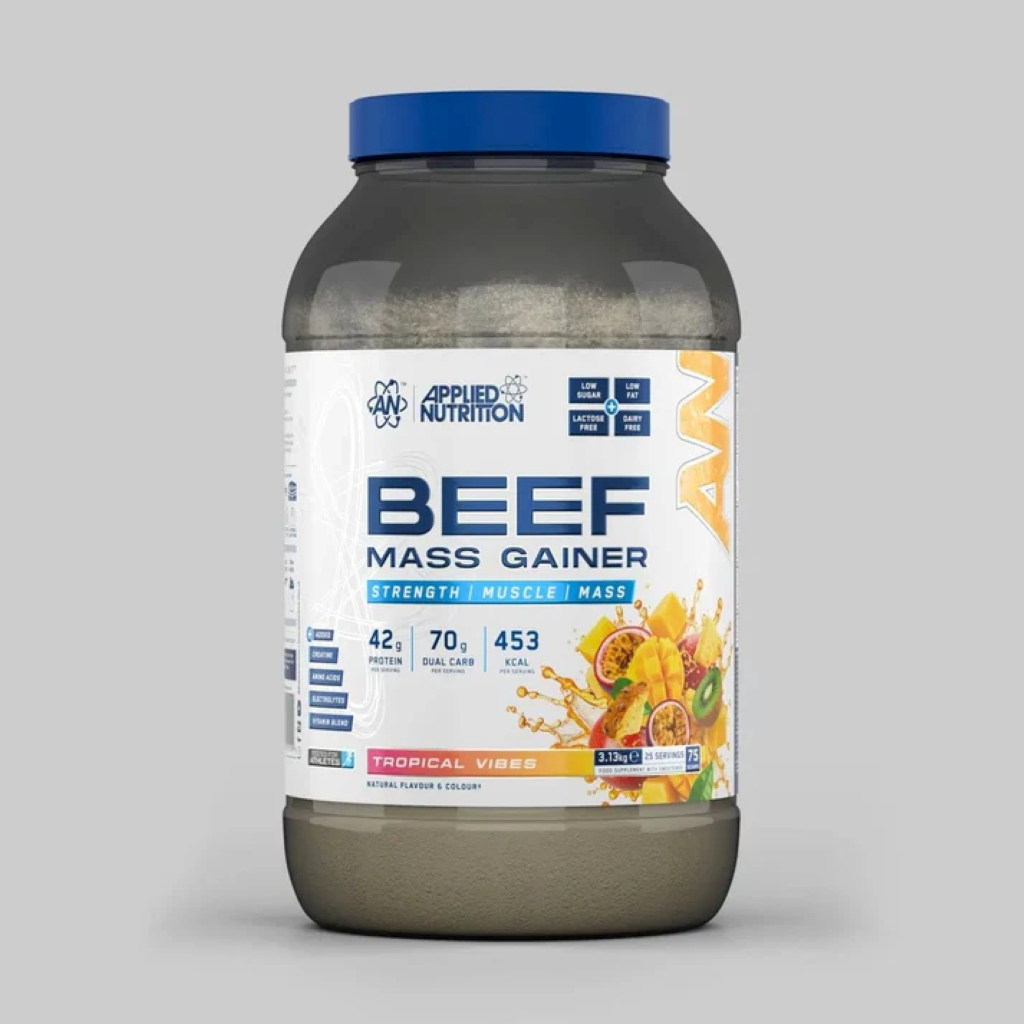 Proteina Masa Musculara, Applied Nutrition, Beef Mass Gainer, 3.13kg