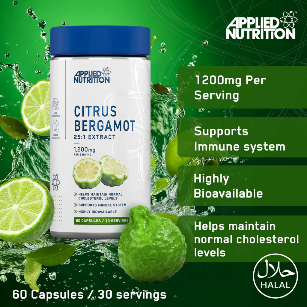 Extract de Bergamotă, Applied Nutrition, Citrus Bergamot, 60 Capsule