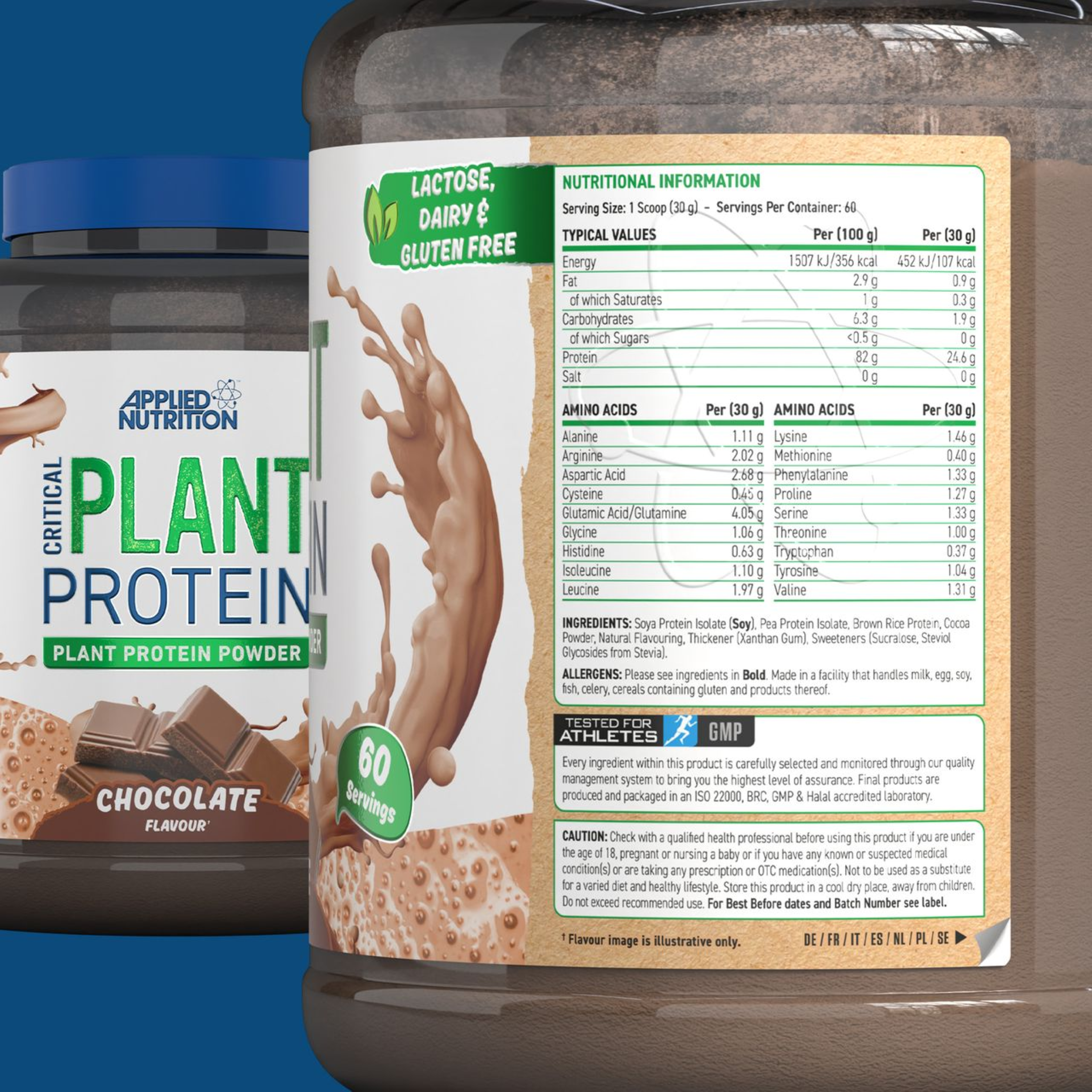 Proteina Vegana, Applied Nutrition, Critical Plant Protein, 1800g