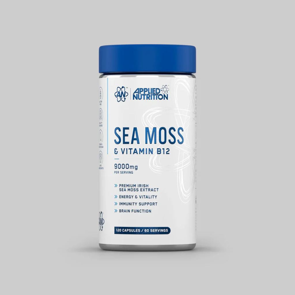 Muschi de Mare, Applied Nutrition, Sea Moss & Vitamin B12, 120 Capsule