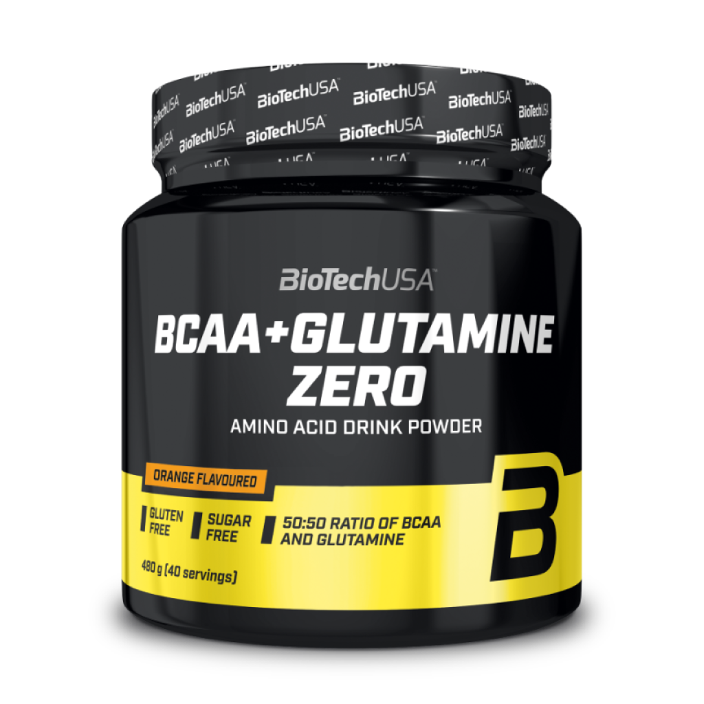 Aminoacizi BCAA+Glutamina, BioTechUSA, BCAA+Glutamine Zero, 480g