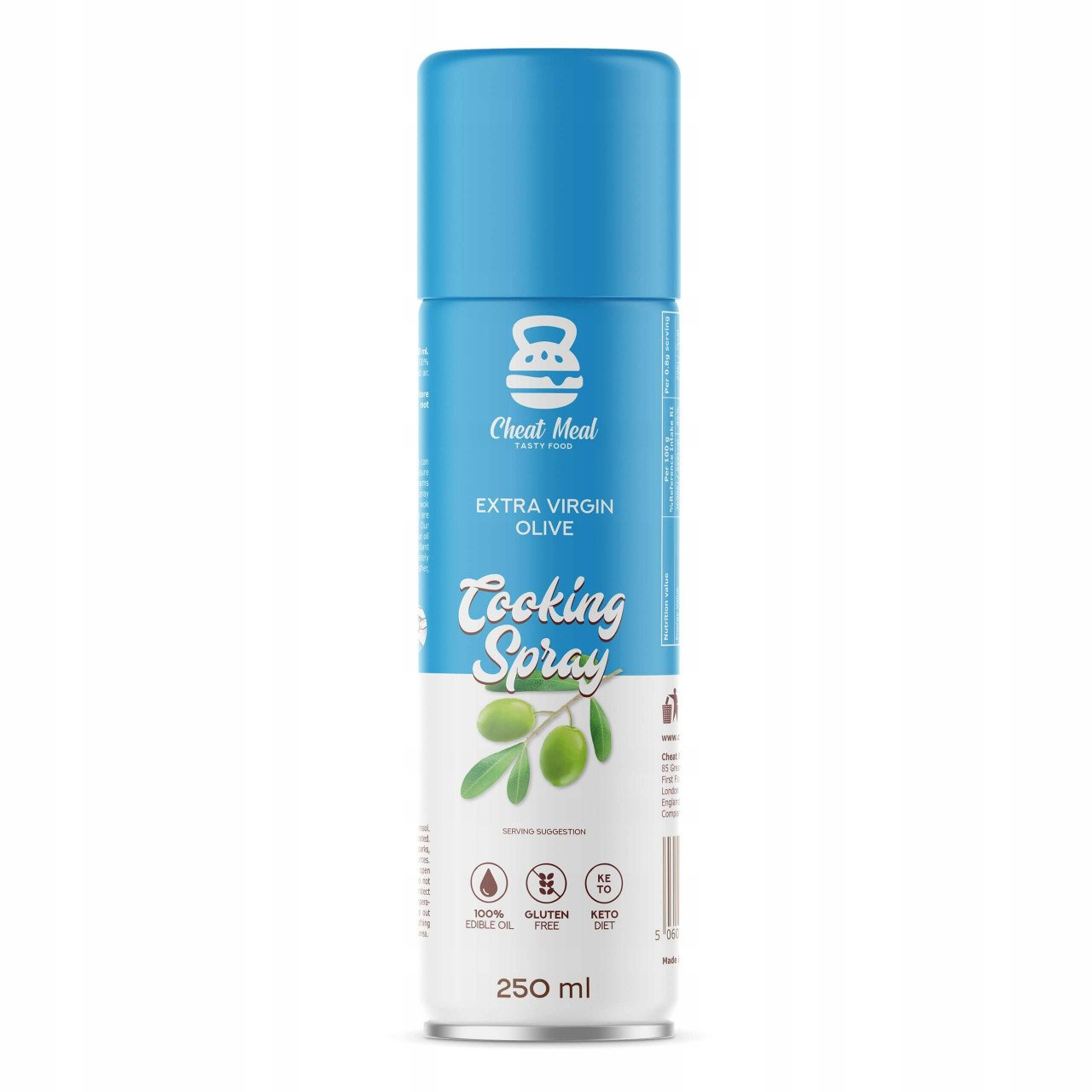 Spray pentru Gatit, Cheat Meal, Cooking Spray Extra Virgin Oil, 250ml