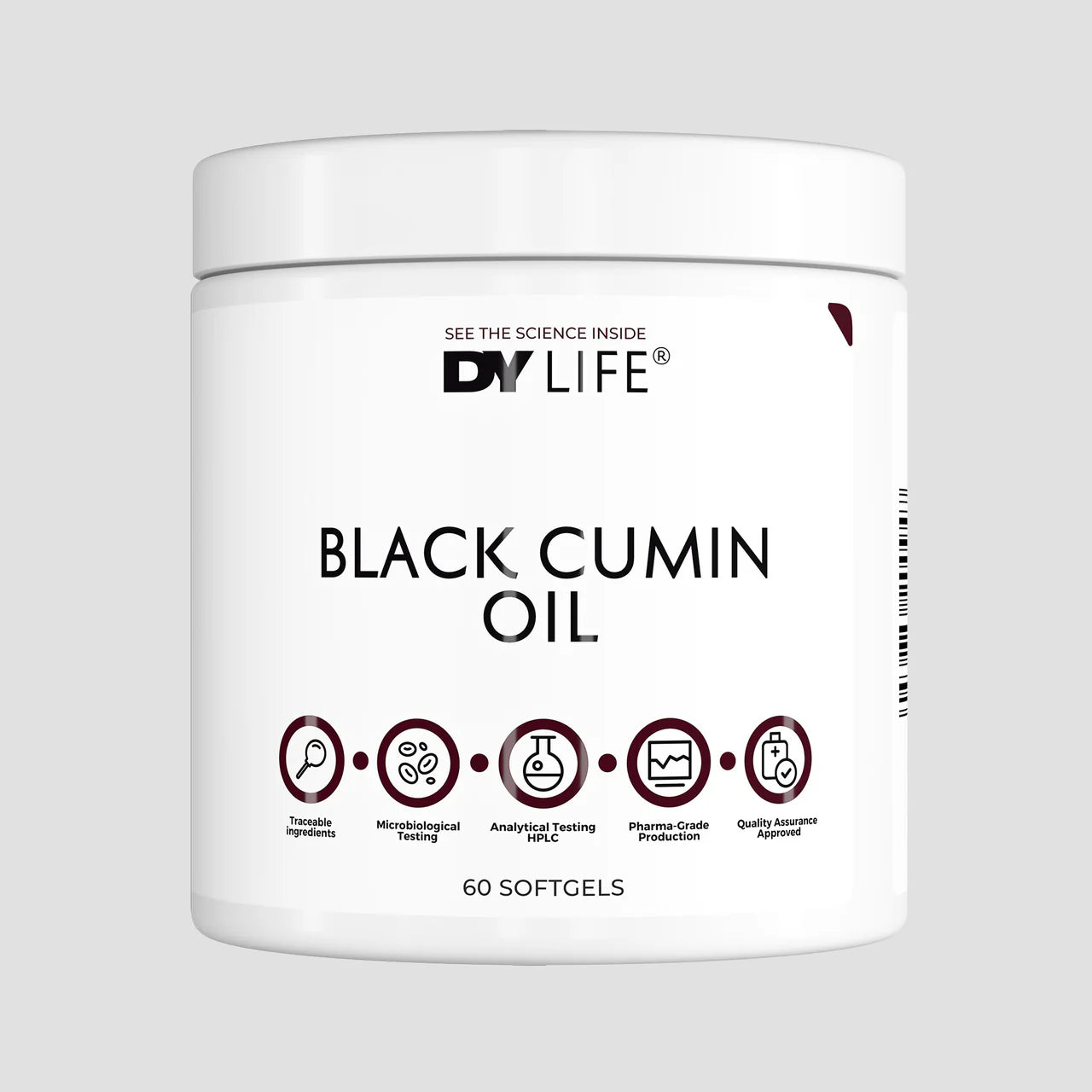 Ulei de Chimen Negru, DY Nutrition, Black Cumin Oil DY Life, 60 Softgels
