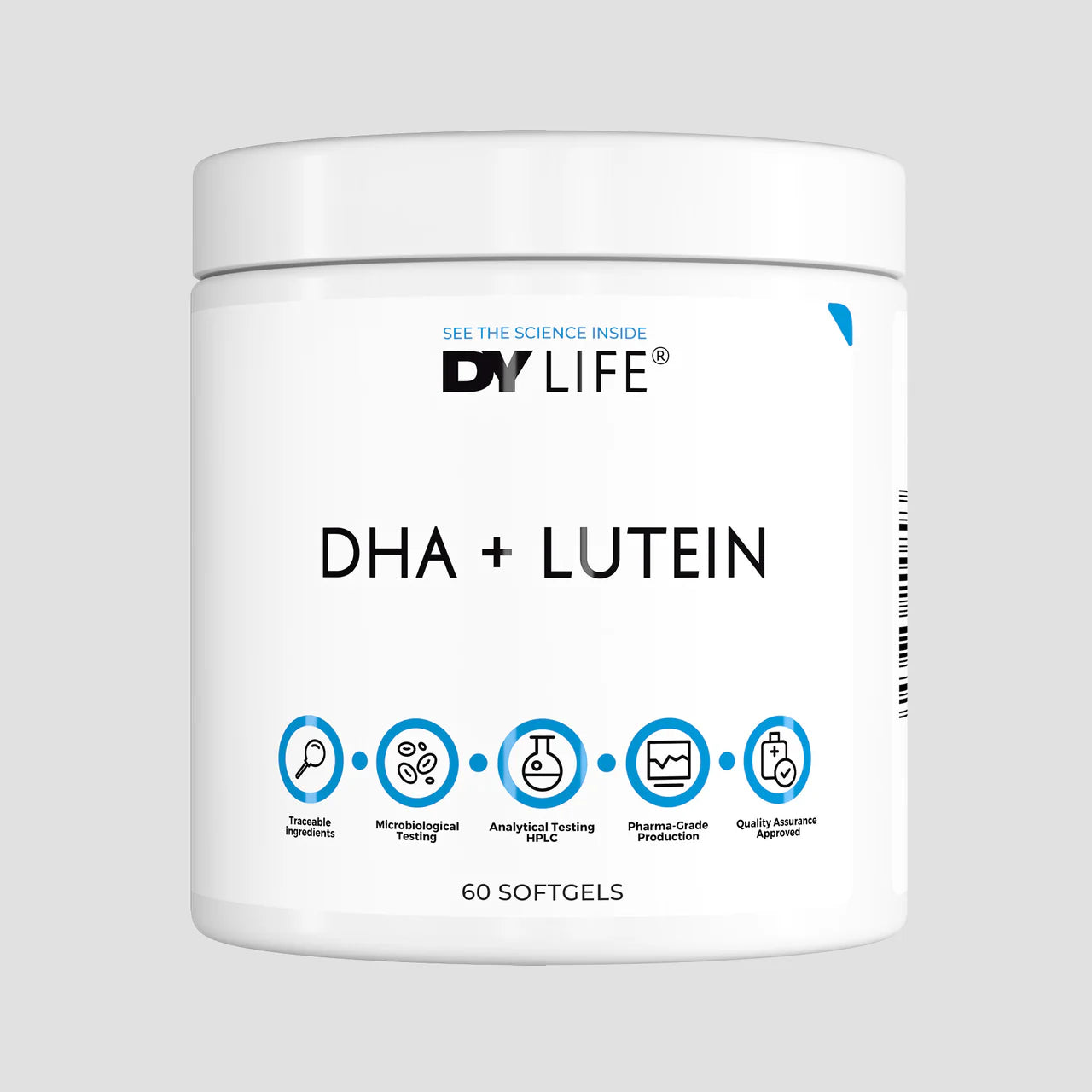 DHA si Luteina, DY Nutrition, DHA + Lutein DY Life, 60 Softgels