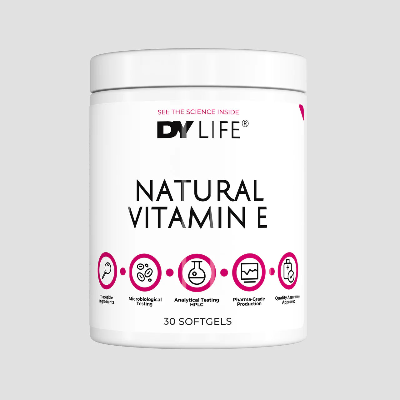 Vitamina E Naturala, DY Nutrition, Natural Vitamin E DY Life, 30 Softgels