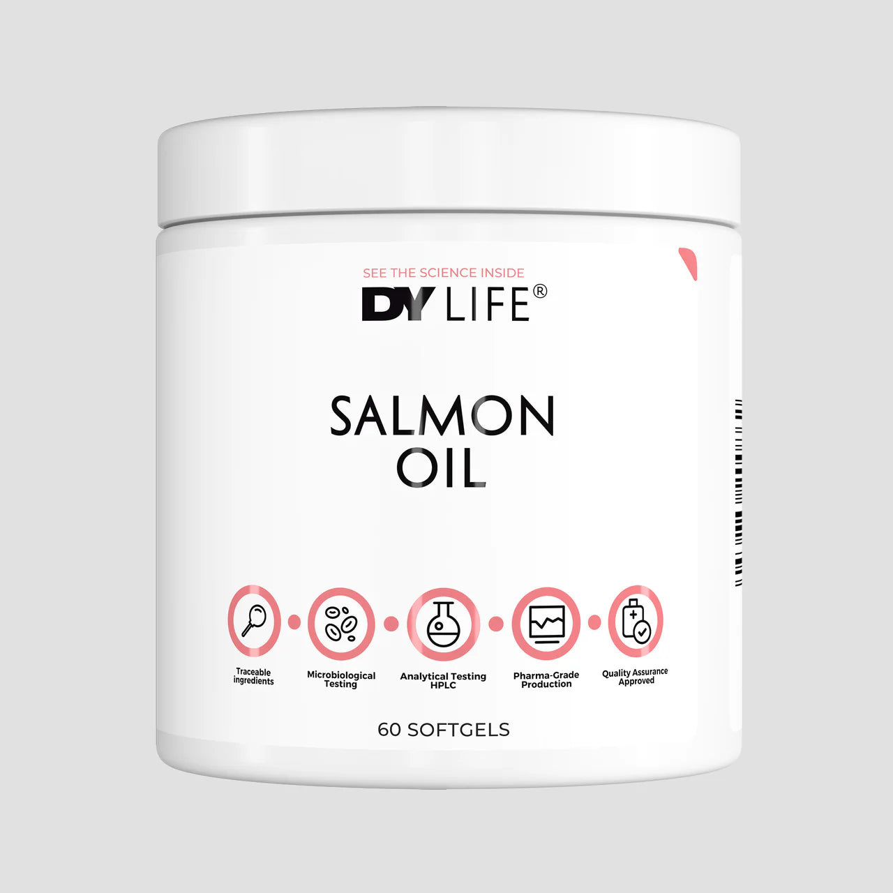 Ulei de Somon Omega-3, DY Nutrition, Salmon Oil DY Life, 60 Softgels