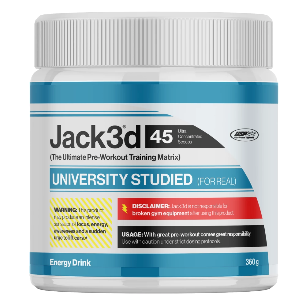 Pre-Workout, USP Labs, Jack3d, 45 Servings