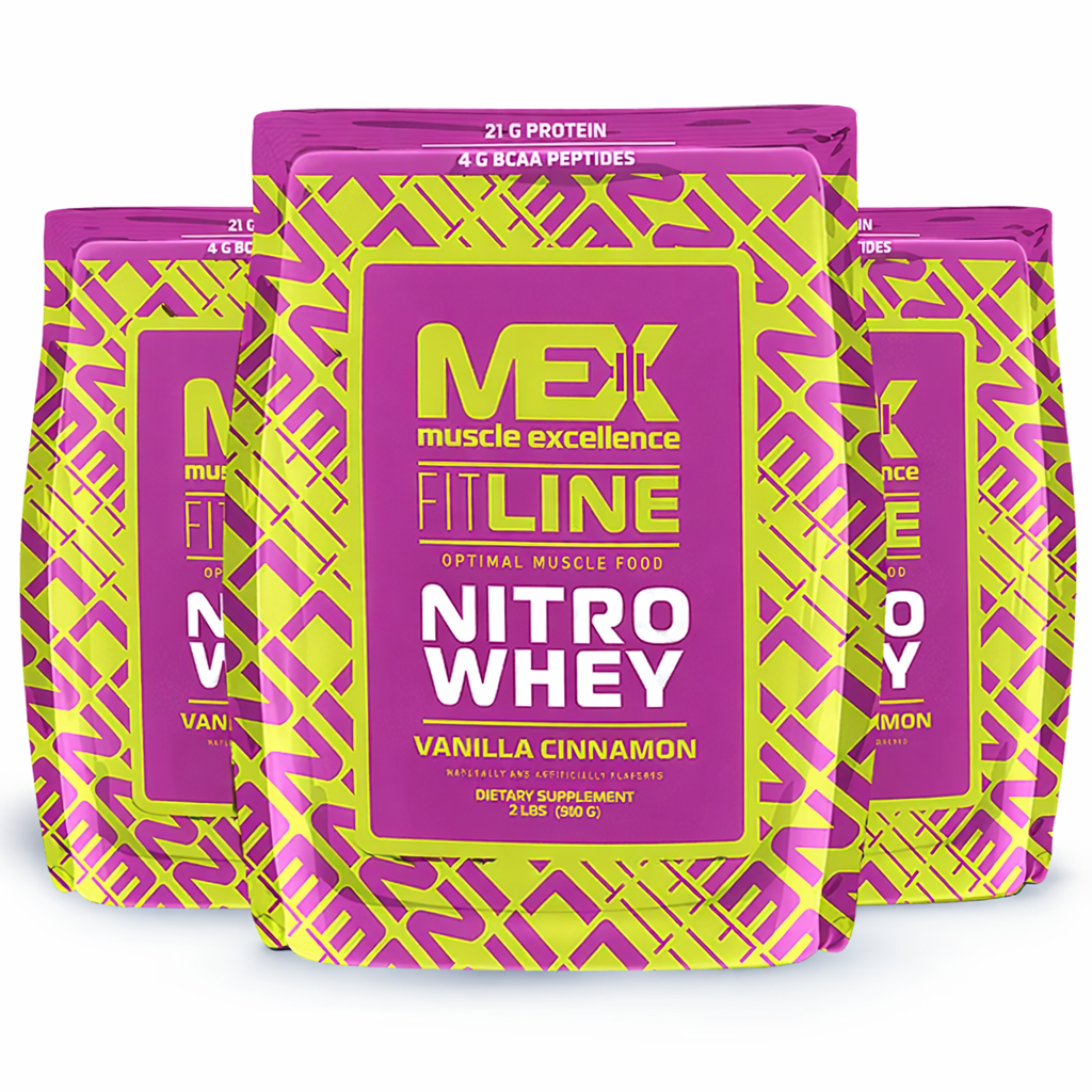 Blend Proteic, MEX Nutrition, Fit Line Nitro Whey, 910g