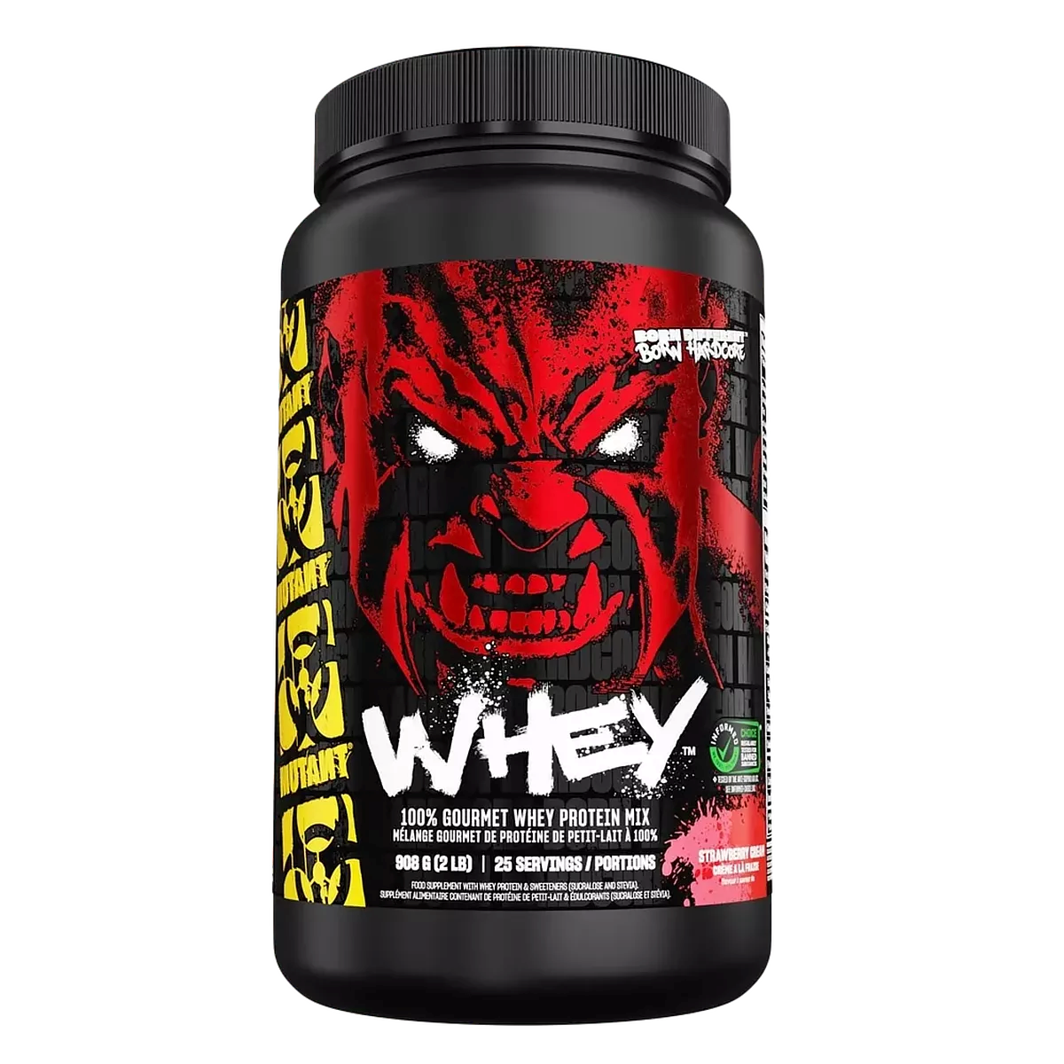 Proteina din Zer, Mutant, 100% Gourmet Whey Protein Mix, 908g
