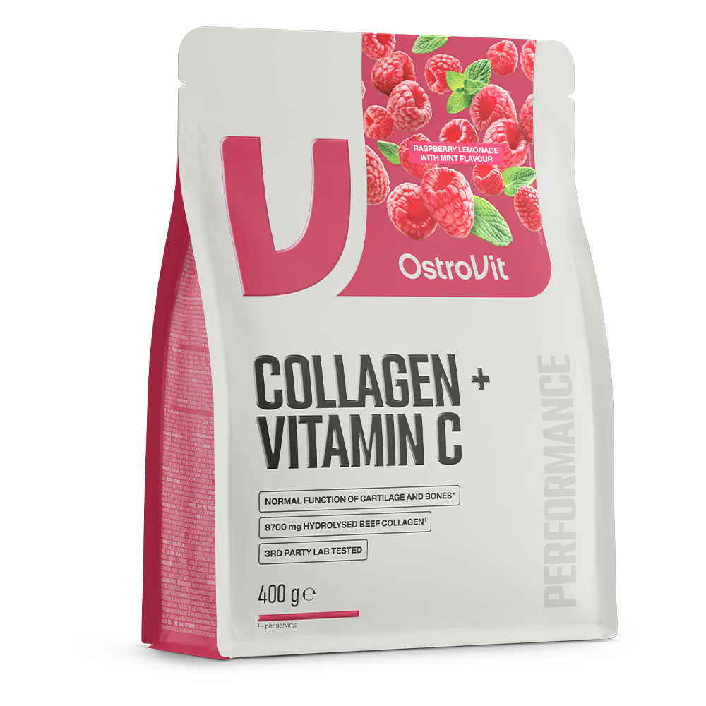 Colagen Pudra, OstroVit, Collagen + Vitamin C, 400g