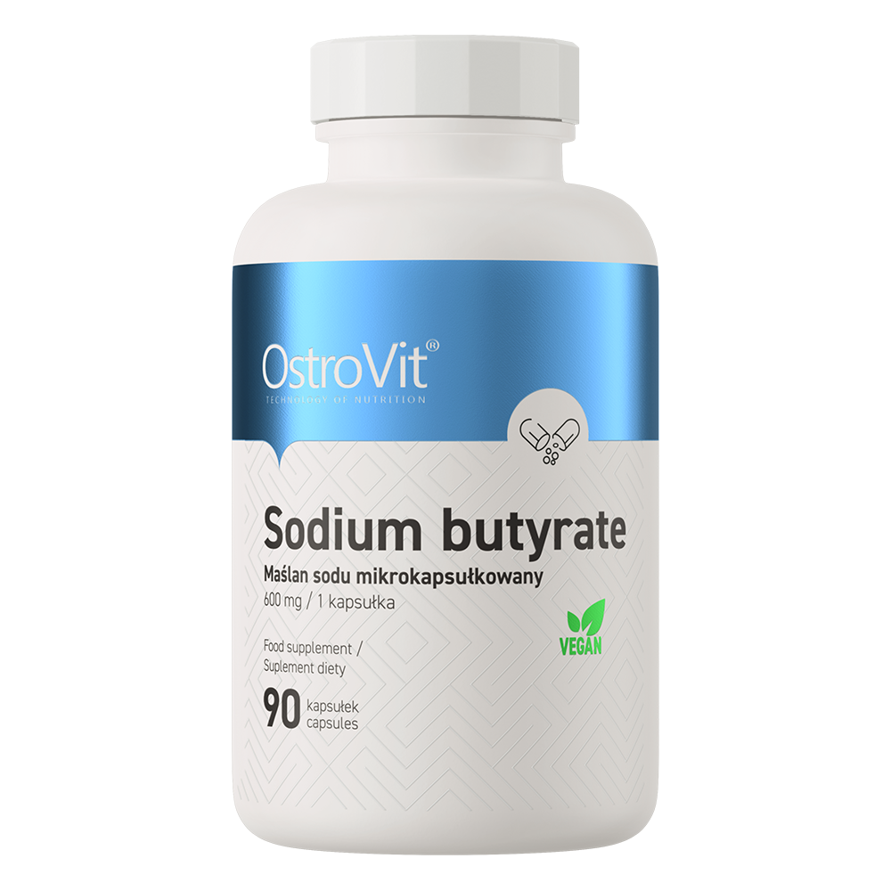 Butirat de Sodiu, OstroVit, Sodium Butyrate, 90 Capsule