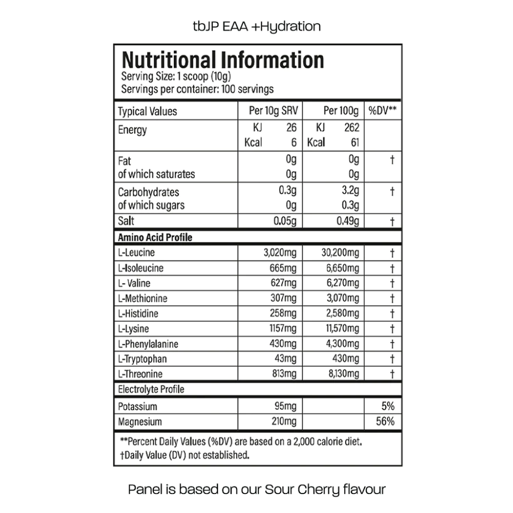 Aminoacizi Esentiali + Electroliti, Trained by JP, EAA + Hydration, 1000g