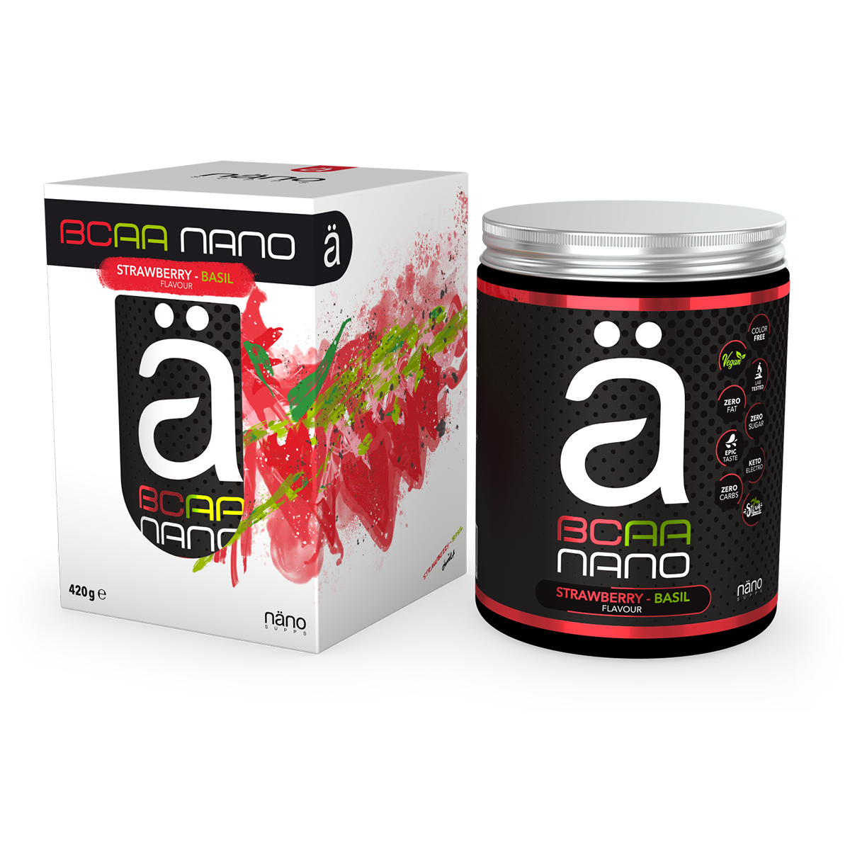 Aminoacizi BCAA, Nanosupps, BCAA Nano, 420g