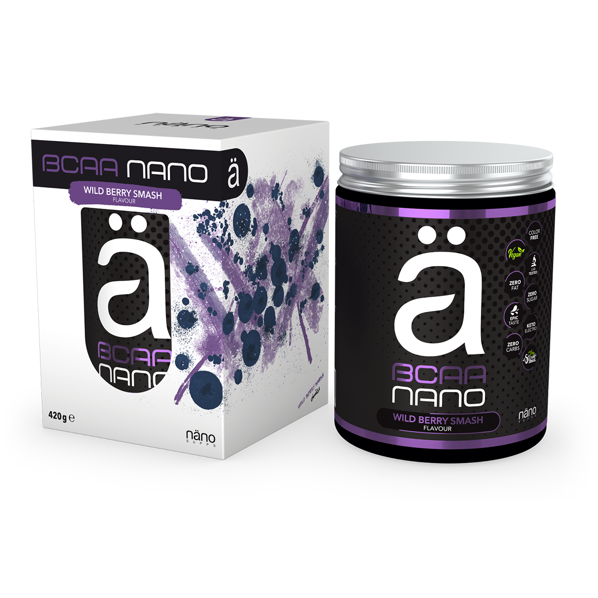 Aminoacizi BCAA, Nanosupps, BCAA Nano, 420g