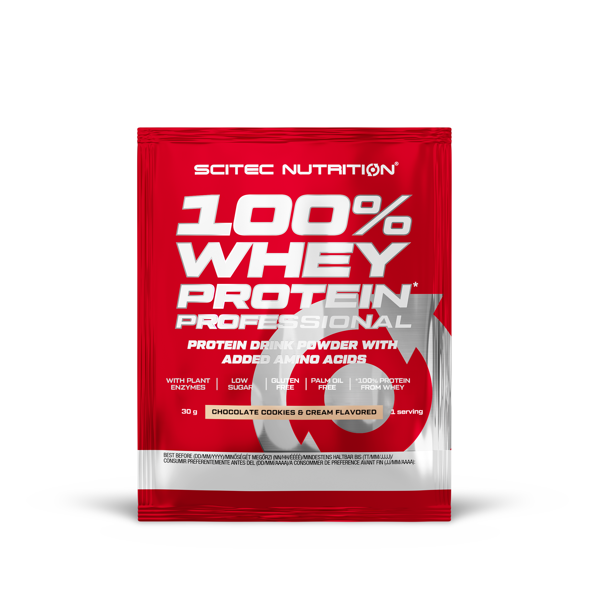Proteina din Zer, Scitec Nutrition, 100% Whey Protein Professional, 30g
