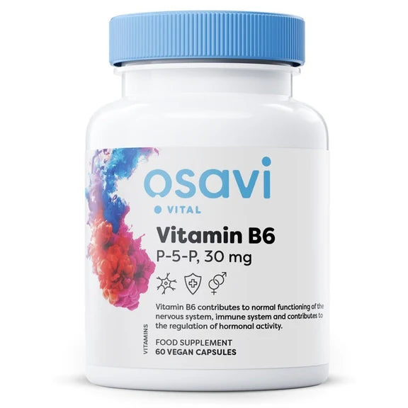 Vitamina B6 / P-5-P, Osavi, Vitamina B6 / P-5-P 30mg, 60 capsule