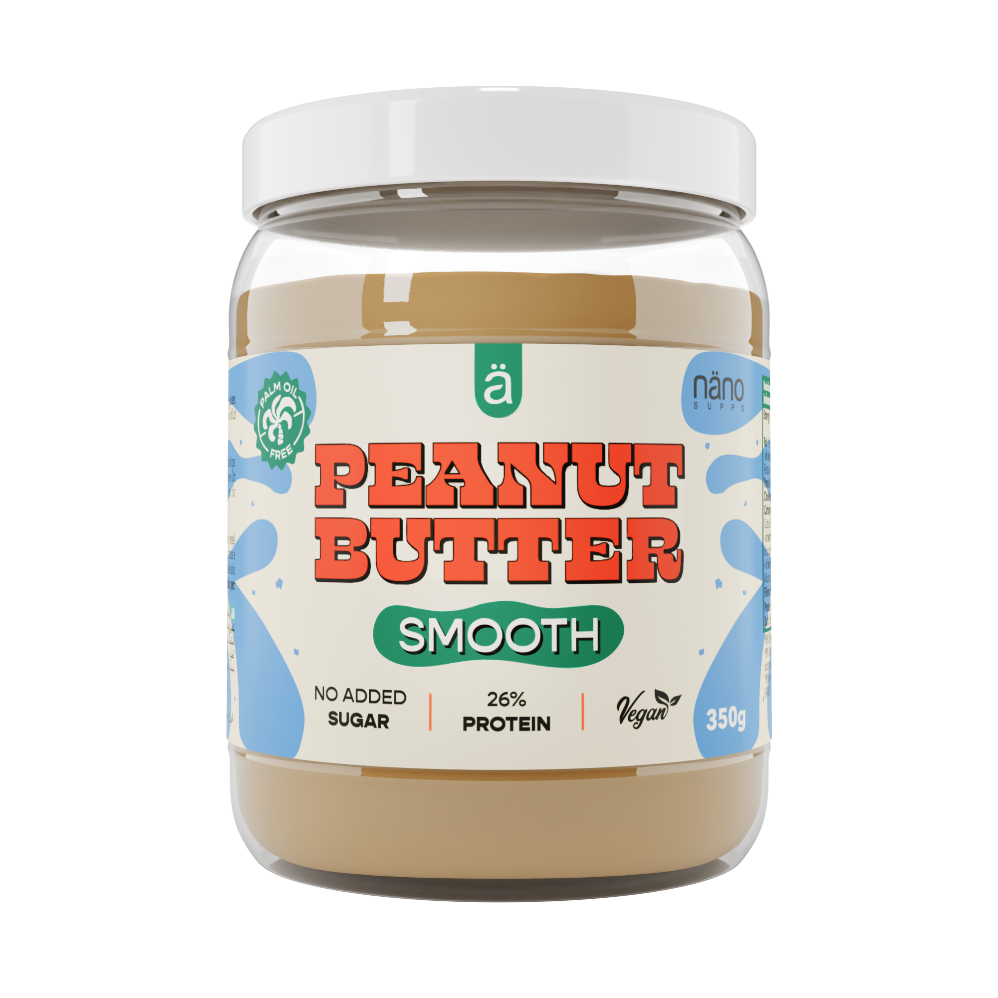 Unt de arahide, Nanosupps, Peanut Butter, 350g