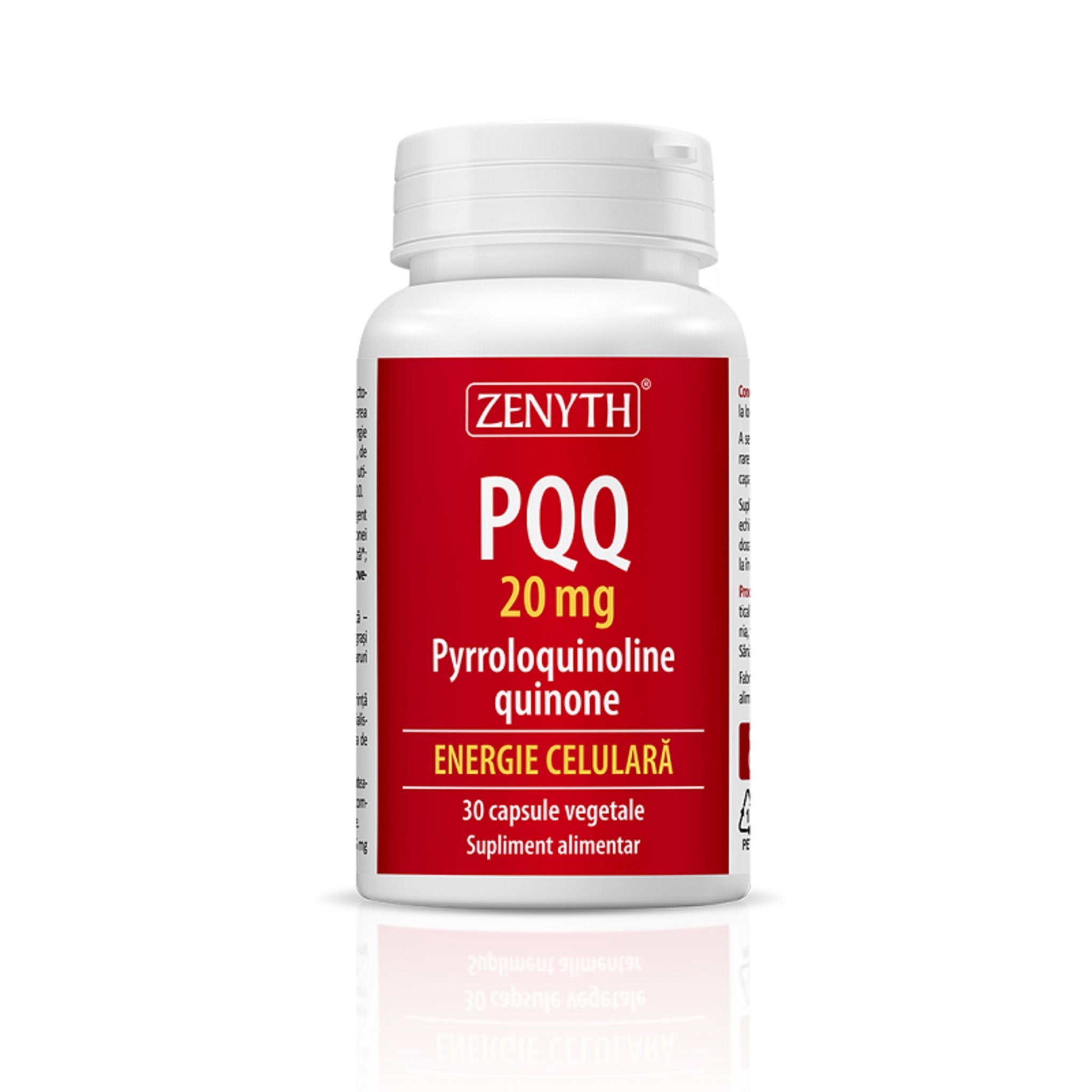 Pirolochinolin Chinonă, Zenyth, PQQ 20mg, 30 caps