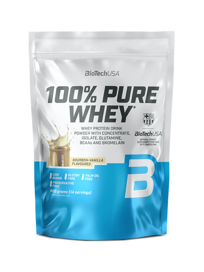 Proteina din Zer, BioTechUSA, 100% Pure Whey, 400g