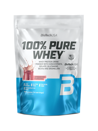 Proteina din Zer, BioTechUSA, 100% Pure Whey, 400g