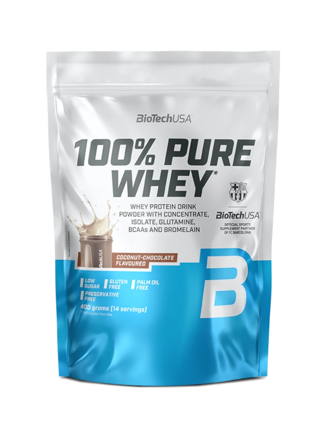 Proteina din Zer, BioTechUSA, 100% Pure Whey, 400g
