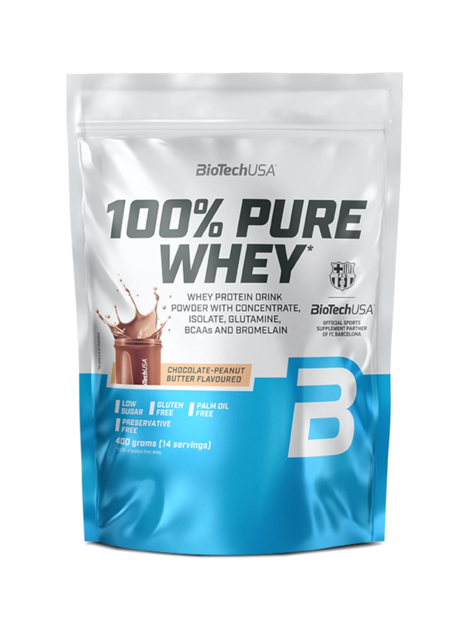 Proteina din Zer, BioTechUSA, 100% Pure Whey, 400g
