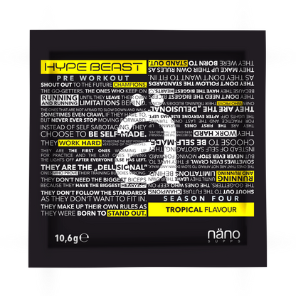 Pre-Workout, Nanosupps, Hype Beast, 10.6g
