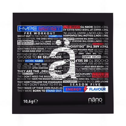 Pre-Workout, Nanosupps, Hype Beast, 10.6g