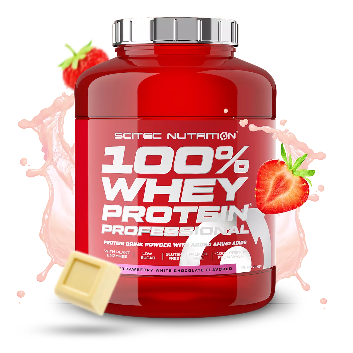 Proteina din zer, Scitec Nutrition, 100% Whey Protein Professional, 2350g