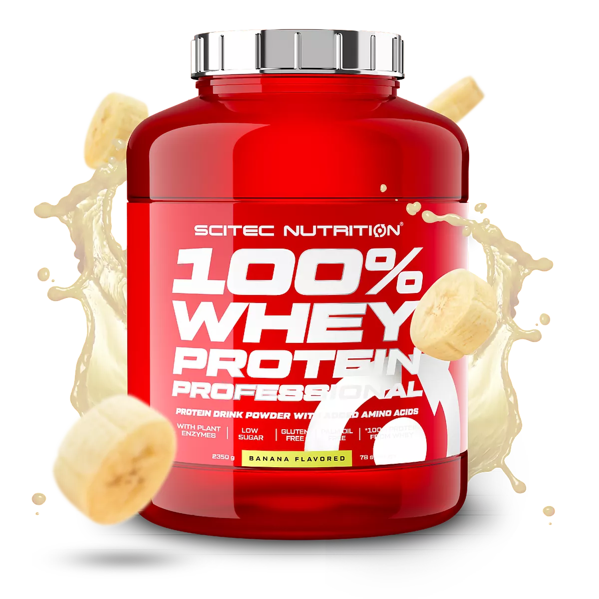 Proteina din zer, Scitec Nutrition, 100% Whey Protein Professional, 2350g