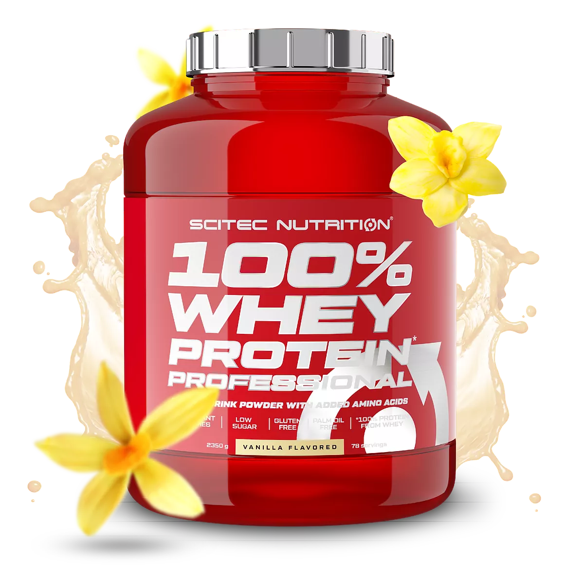 Proteina din zer, Scitec Nutrition, 100% Whey Protein Professional, 2350g