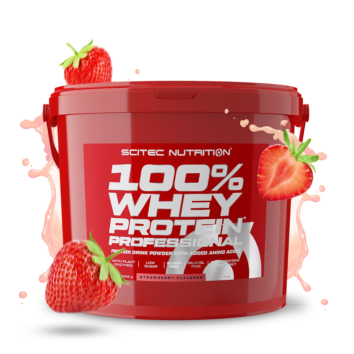 Proteina din Zer, Scitec Nutrition, 100% Whey Protein Professional, 5000g