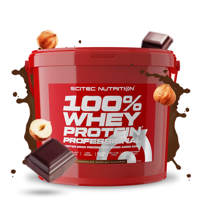 Proteina din Zer, Scitec Nutrition, 100% Whey Protein Professional, 5000g