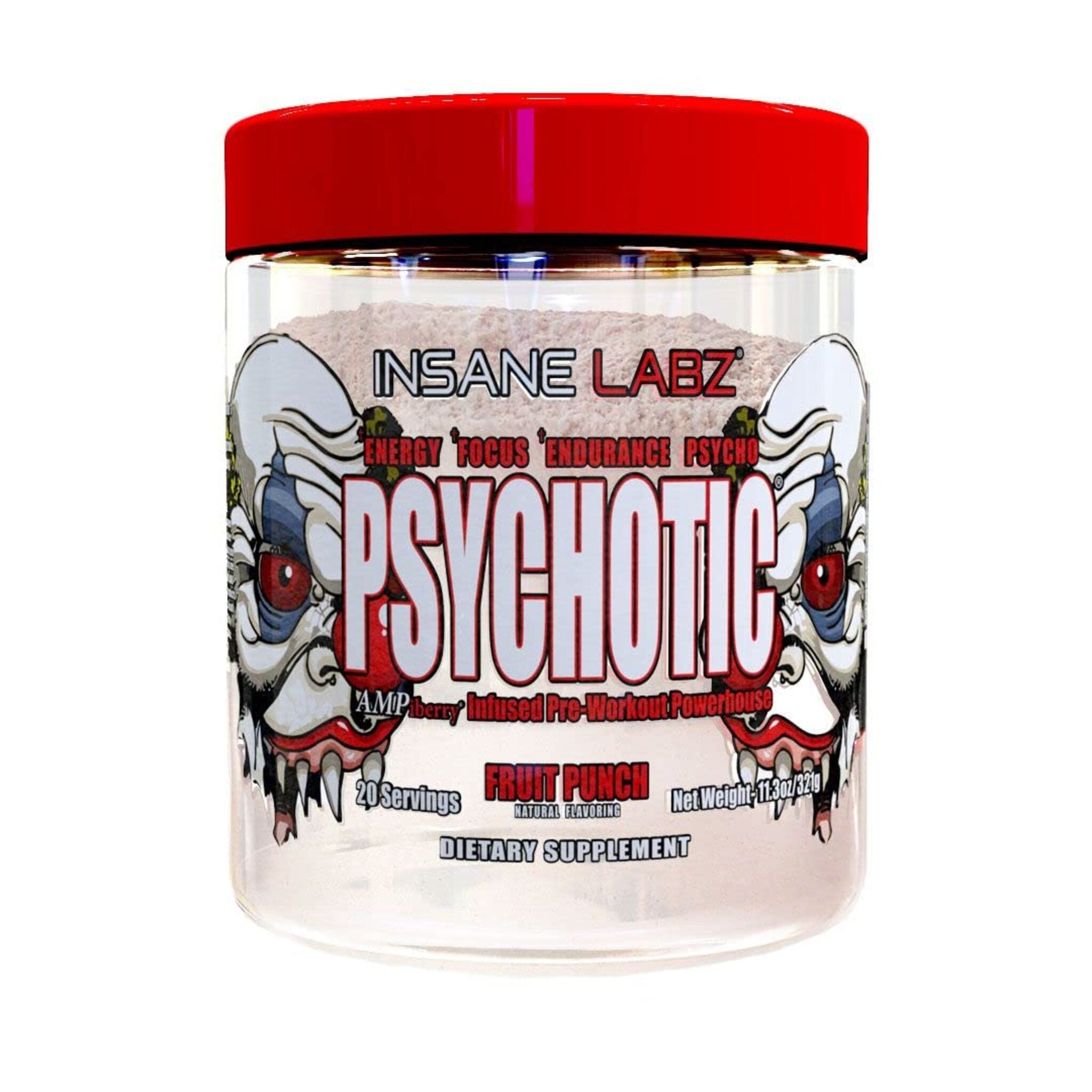 Pre-Workout, Insane Labz, Psychotic Clear ( 20 Servings )