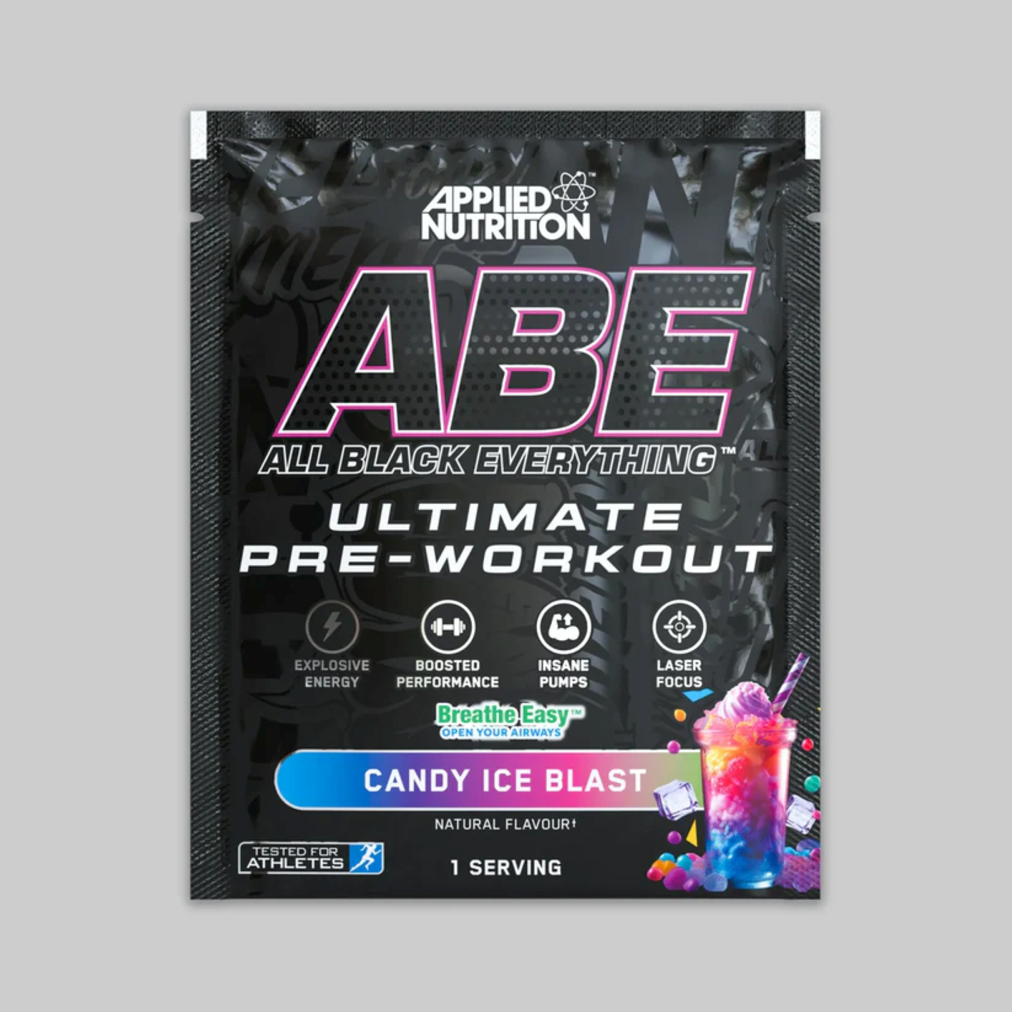 Pre-Workout cu Cafeină, Applied Nutrition, ABE, 12.5g, 1 plic