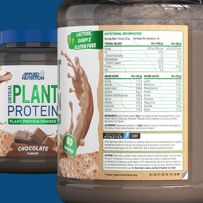 Proteina Vegana, Applied Nutrition, Critical Plant Protein, 1800g