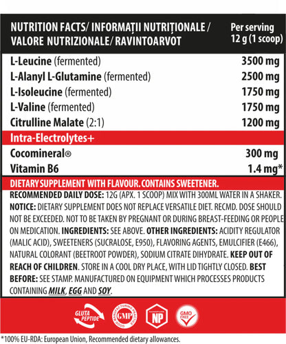 Aminoacizi Pudra, Genius Nutrition, BCAA-X5, 360g