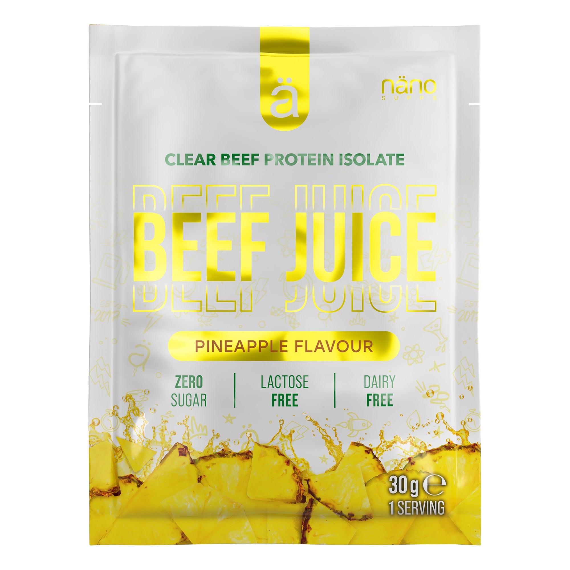 Proteina Beef Isolate, Nanosupps, Beef Juice, 30g