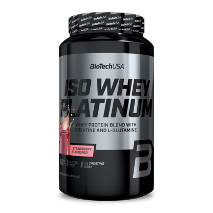 Proteina din Zer Izolat, BioTechUSA, Iso Whey Platinum, 908g