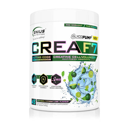 Creatina Pudra, Genius Nutrition, CreaF7, 405g