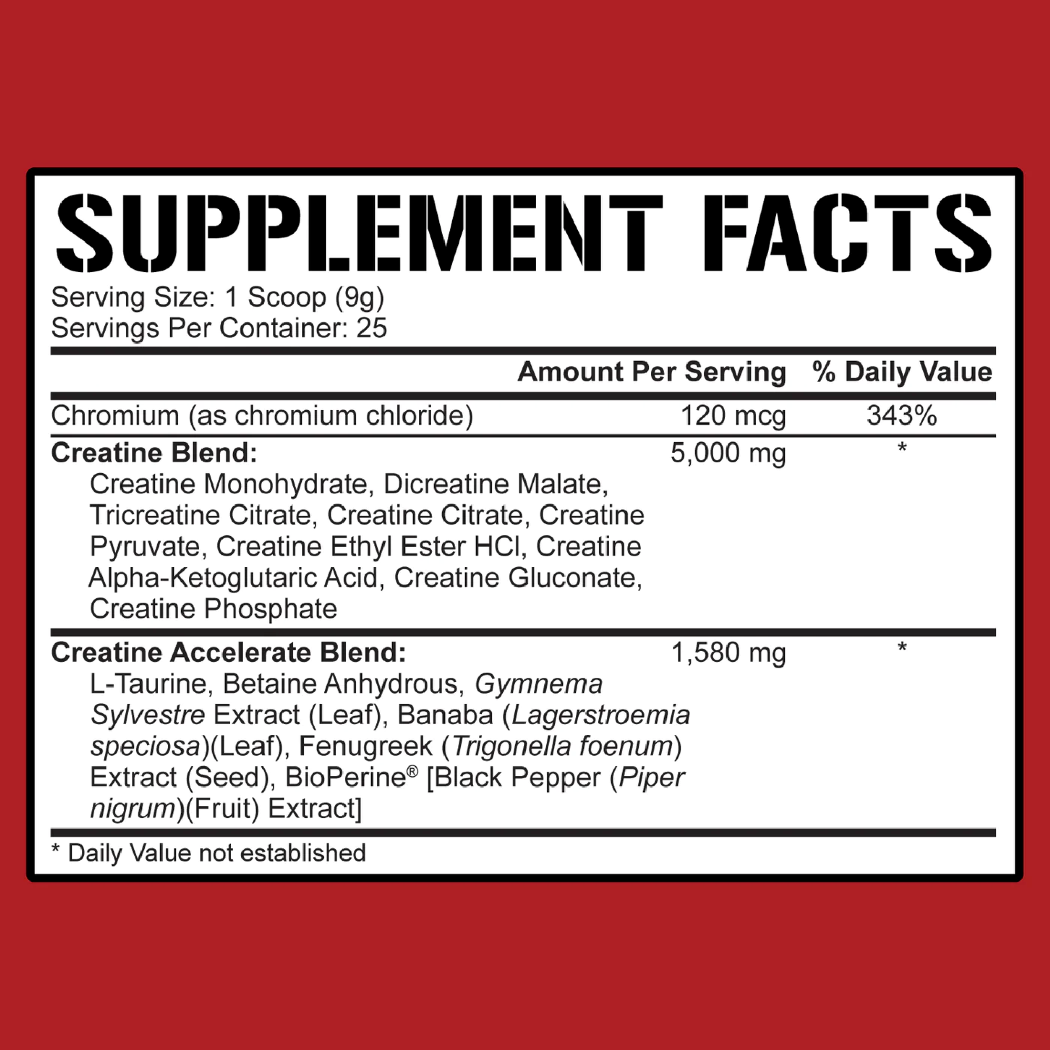 Complex Creatina, 5% Rich Piana, Crea-Ten, 30 Servings