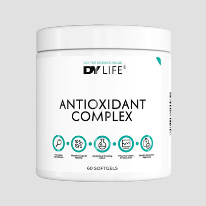 Complex Antioxidant, DY Nutrition, Antioxidant Complex DY Life, 60 Softgels