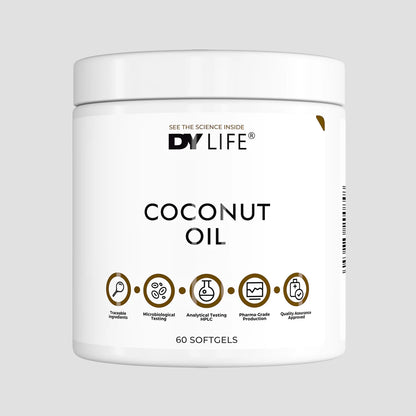 Ulei de Cocos MCT, DY Nutrition, Coconut Oil DY Life, 60 Softgels