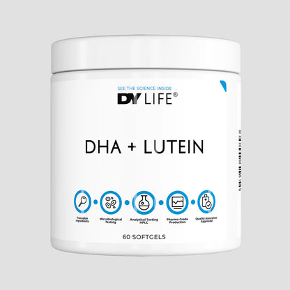 DHA si Luteina, DY Nutrition, DHA + Lutein DY Life, 60 Softgels