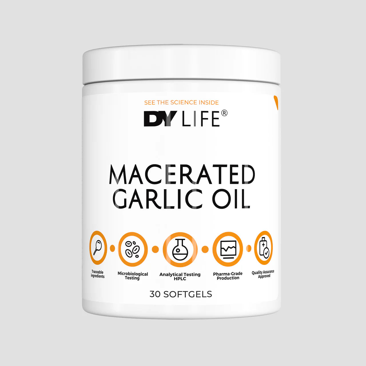 Ulei de Usturoi Macerat, DY Nutrition, Macerated Garlic Oil DY Life, 30 Softgels