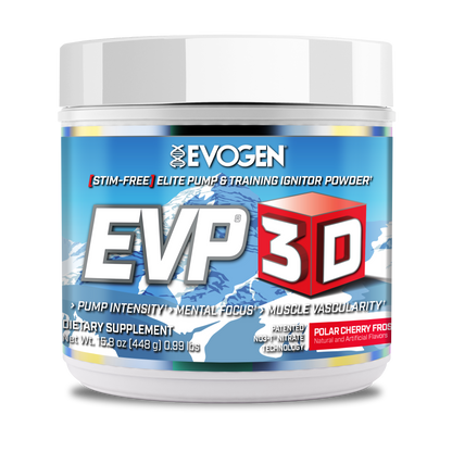 Pre-Workout fara Cafeina, Evogen, EVP 3D, 20/40 serviri